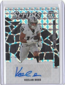 2020 Panini Mosaic Scripts Autograph Auto #8 Keelan Doss - Las Vegas Raiders SP - Picture 1 of 1