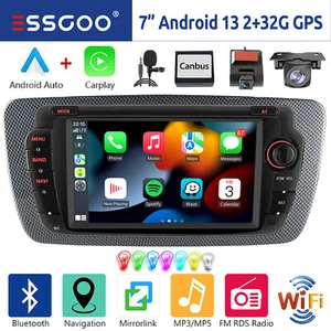 DVR 32G Android 14 Carplay Autoradio Navi RDS Kam Für Seat Ibiza IV 6J 2009-2013 - Bild 1 von 15
