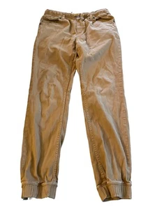 Levis Knit Stretch Jogger Size L 12-13 Yrs Youth Beige pants draw string - Picture 1 of 6