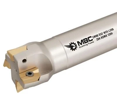 Ø 25 x 120 mm Schaftfräser Fräser mit Innenkühlung Z=3 für XOMX1204 Wendeplatten - Bild 1 von 4