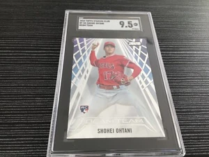 2018 Topps Stadium Club Beam Team Shohei Ohtani RC #BT-SO SGC 9,5 - Foto 1 di 3