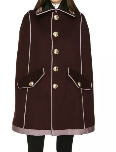 DSQUARED2 V6212 mantello militare bordeaux donna taglia 40