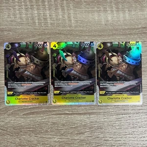 ONE PIECE TCG | 3x CHARLOTTE CRACKER OP03-108 SR | Pillars Of Strength - Picture 1 of 2