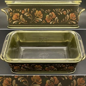 Pyrex Originals Fireside Bakeware Loaf Dish Server c1980s 2135-F USA 213 1.5qt - Picture 1 of 13