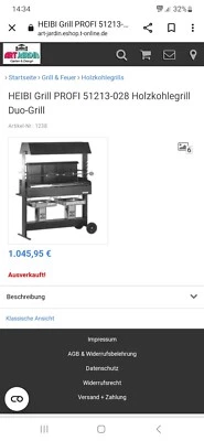 Heibi Grill Holzkohlegrill Duogrill - Bild 1 von 2