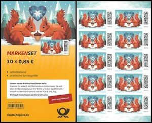 Scoiattolo nella neve - Set di francobolli (10 x 85 centesimi) - MNH - Michel n. 3802 - Foto 1 di 3