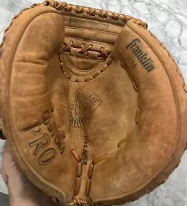 Vtg Franklin Custom Pro Pro Trap Prime Steerhide 1404 RHT Baseball Glove - Picture 1 of 5