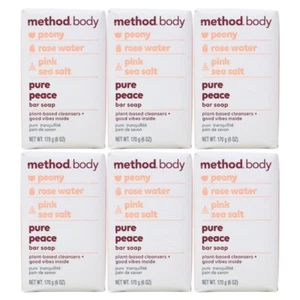 Method Body Pure Peace Bar Soap, 6 Oz ( Pack of 6 ) - Picture 1 of 4