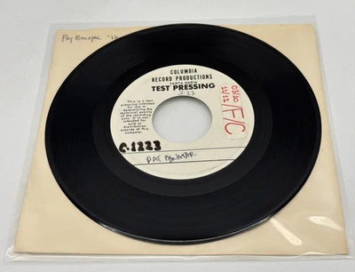 Pat Benatar – Heartbreaker 7" Vinyl Test Pressing Columbia Records 1979 RARE HTF - Image 1 of 4