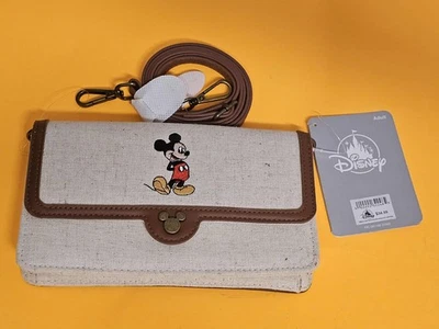 Cartera Mickey Mouse Parques Disney con Correa para el Hombro NUEVA Foto 1 de 2