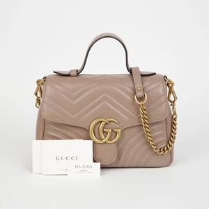 Gucci Sac à main GG Marmont Small Top Handle 145493492 - Foto 1 di 12
