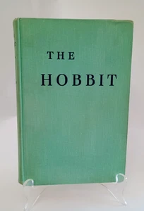 Lo Hobbit 1966 libro copertina rigida 25° stampa J.R.R. Tolkien illustrato - Foto 1 di 10
