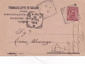 XX516-TOSCANA-FUCECCHIO-TOMMASO LOTTI  NEGOZIANTE DI FILATI - Picture 1 of 1
