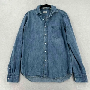 Gant Rugger Damen Denim Button Down Hemd Langarm Baumwolle Gr. M - Bild 1 von 10