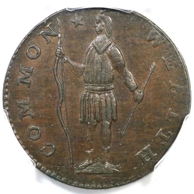 1788 R 3-A R-4 PCGS MS 63 BN Massachusetts Cent Colonial Copper Coin - Image 1 of 3