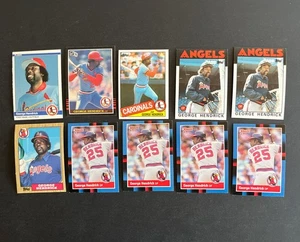 George Hendrick Lote de 10 - Cardenales de San Luis, Ángeles (SLC8) - Imagen 1 de 2