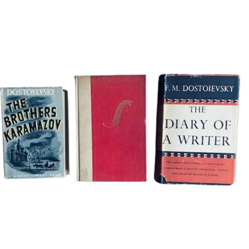 Vtg. DOSTOEVSKY Bros. Karamazov/Crime & Punisment/Diary of a Writer (1950/54) - Image 1 of 4