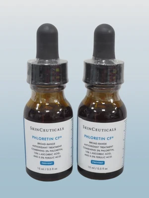 SKINCEUTICALS PHLORETIN CF ANTIOXIDANT TREATMENT 0.5 OZ NWOB SEALED LOT OF 2 - Image 1 of 3