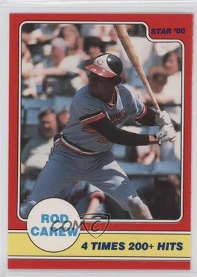 1986 Star Rod Carew Rod Carew #7 HOF - Image 1 of 2