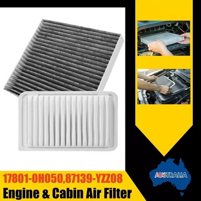 Combo Set Engine Cabin Air Filter For Toyota Camry 07-17 Venza 09-16 4 cylinders - image 1 of 4