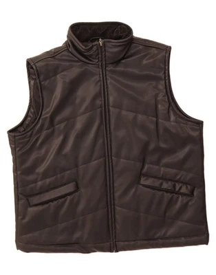 Chaleco acolchado ESPRIT para mujer Reino Unido 16 grande negro poliéster BA03 Foto 1 de 3