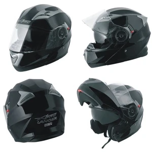 Casque Modulable Moto transformable Visière Pare Soleil Noir - Imagen 1 de 19