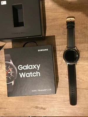 Samsung Galaxy Watch 46mm Silver (RM805F, LTE) - Bild 1 von 4