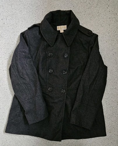 Cappotto donna Michael Kors doppiopetto classico lana taglia XL