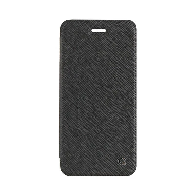 Xqisit Black Adour Flap Case Cover for iPhone 6 7 8 SE 2020 26469 - Image 1 of 3
