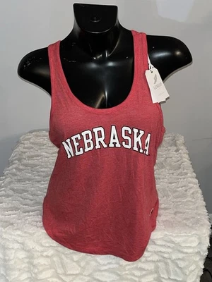 NEBRASKA CORNHUSKERS LEAGUE NCAA WOMENS UNIVERSITY TANK TOP SHIRT MEDIUM NWT - Image 1 of 2