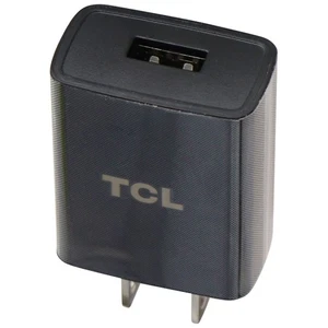 TCL (5V/1A) Single USB Port Wall Charger Travel Adapter - Black (UC11US) - Picture 1 of 2