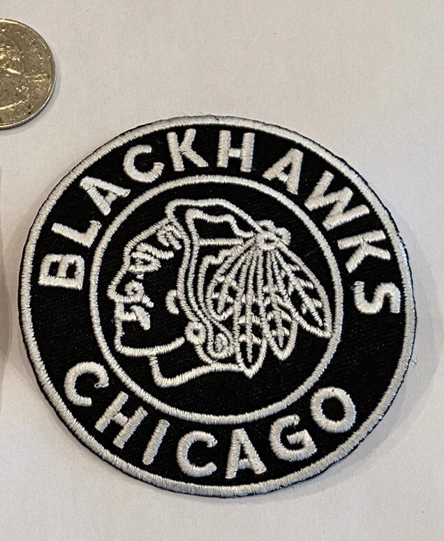 Chicago Blackhawks Estilo Vintage Bordado Hierro En Parche ¡Impresionante! 3"x 3"" Foto 1 de 2