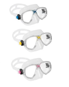 Cressi Marea Adult Silicone Face Mask Snorkeling Swim Scuba Diving Pink or Yello - Picture 1 of 6