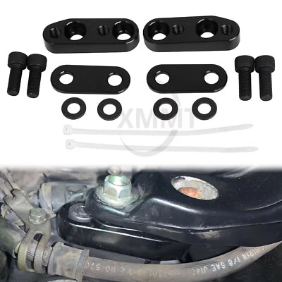 Black Handlebar Clamps Risers Adapter For Honda Goldwing 1800 GL1800 2001-2017 Foto 1 de 4