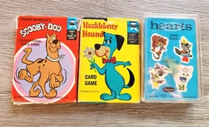 Vintage Edu-Cards Scooby Doo & Huckleberry Hound Hearts Card Games 1960s - Picture 1 of 3