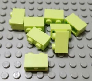 New LEGO Lot of 8 Yellowish Green 1x2 Brick Pieces