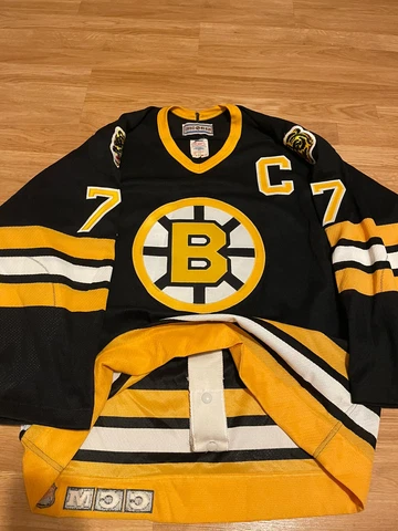 CCM Authentic Bourque Boston Bruins NHL Hockey Jersey Vintage Black Away 44 Cover