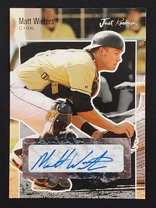 2007 Just Minors Just Rookies Matt Wieters #JR-62 Auto Black Edition 2/10 - Picture 1 of 2