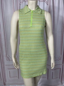 NWT Wild Fable Ladies Wild Fable Green Apple Stripe Dress Size XXL SIZE NEW - Picture 1 of 12