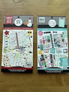 Happy Planner STICKER BOOK LOTTO di 2: Stagioni e Festività 1607+1557pz Confezione Valore - Foto 1 di 8