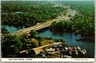 Postcard: Aerial View of New Port Richey, Florida - Pithlachascootie River A169