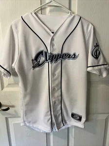 Vintage MiLB Columbus Clippers AAA Ohio Baseball Jersey Youth Large - Picture 1 of 7