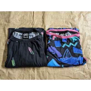 Vapor95 Mens Short Sleeve Shirt Size 2XL All Over Print Lot Of 2 - Picture 1 of 13