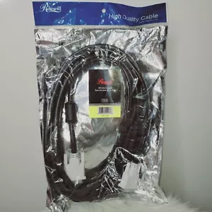 NEW Rosewill 15ft DVI-I Male to DVI-I Male Digital Dual Link Cable (RCW-904) - Picture 1 of 3