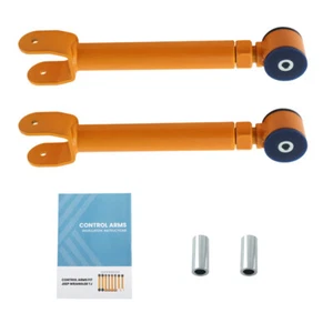 Front Upper Adjustable Control Arms Set 0-8'' Lift for 1997-06 Jeep Wrangler TJ - Picture 1 of 7