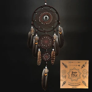 Large Dream Catchers for Bedroom Adult Brown Boho Dream Catcher Wall - Picture 1 of 12