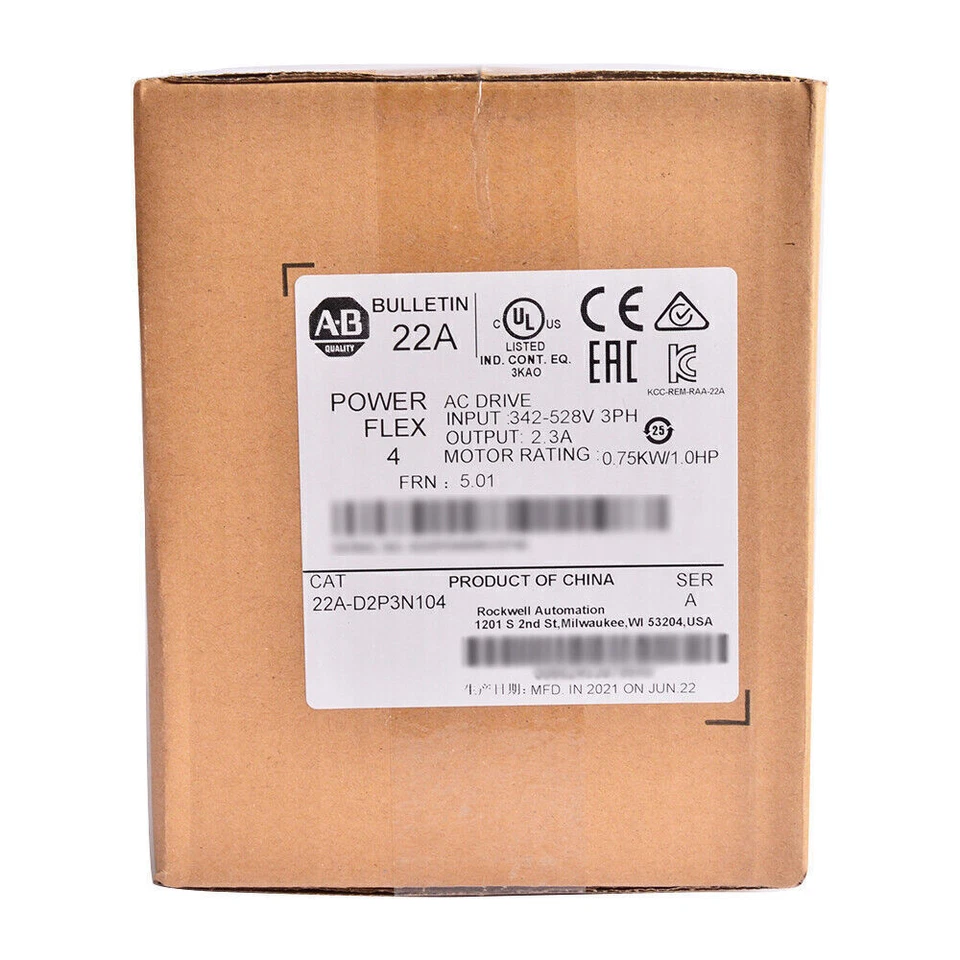 22B-D2P3N104 /A NEW Sealed AB 22B-D2P3N104 /A Powerflex 40 AC Drive Fast Ship HT - Image 1 of 4