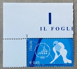 ITALIA REPUBBLICA ANGOLO DI FOGLIO - Giochi Olimpici "Torino 2006" HOCKEY - Foto 1 di 2