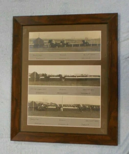 #BR. FRAMED 1927 HORSE RACING PHOTOGRAPHS - LIMERICK AT ROSEHILL & RANDWICK - Picture 1 of 3