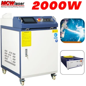 MCWlaser 2000W Portable Laser Cleaning Machine Industry Laser Cleaner DHL SHIP - Picture 1 of 14